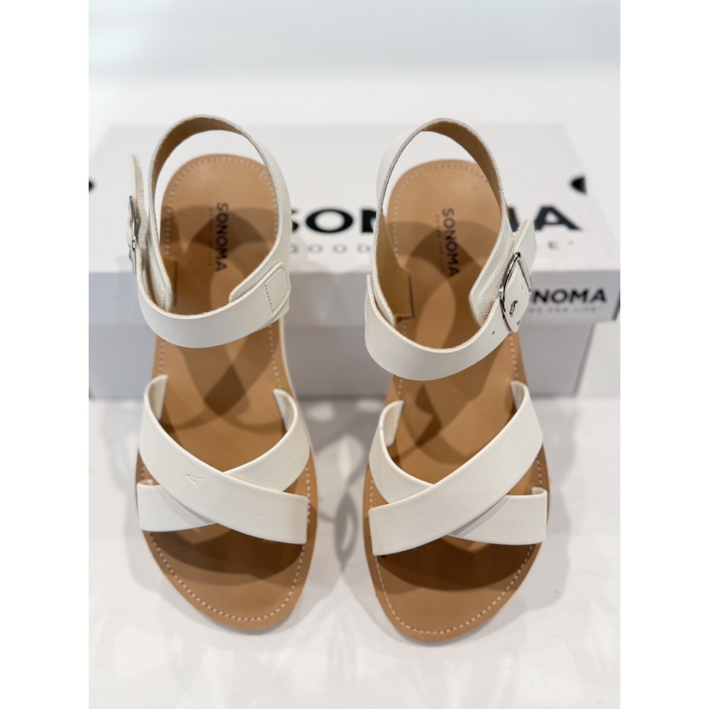 Sonoma Girls sz 3 Fenleyy Easy On Strappy sandals shoes preppy new chic preppy